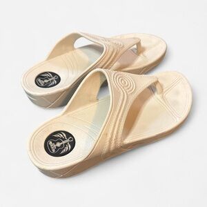 Vintage Comfortable Cream Platform Sandals